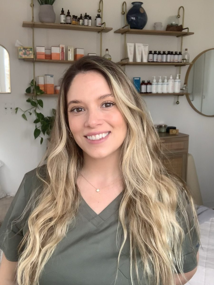 Brittany Franco, the studio's esthetician